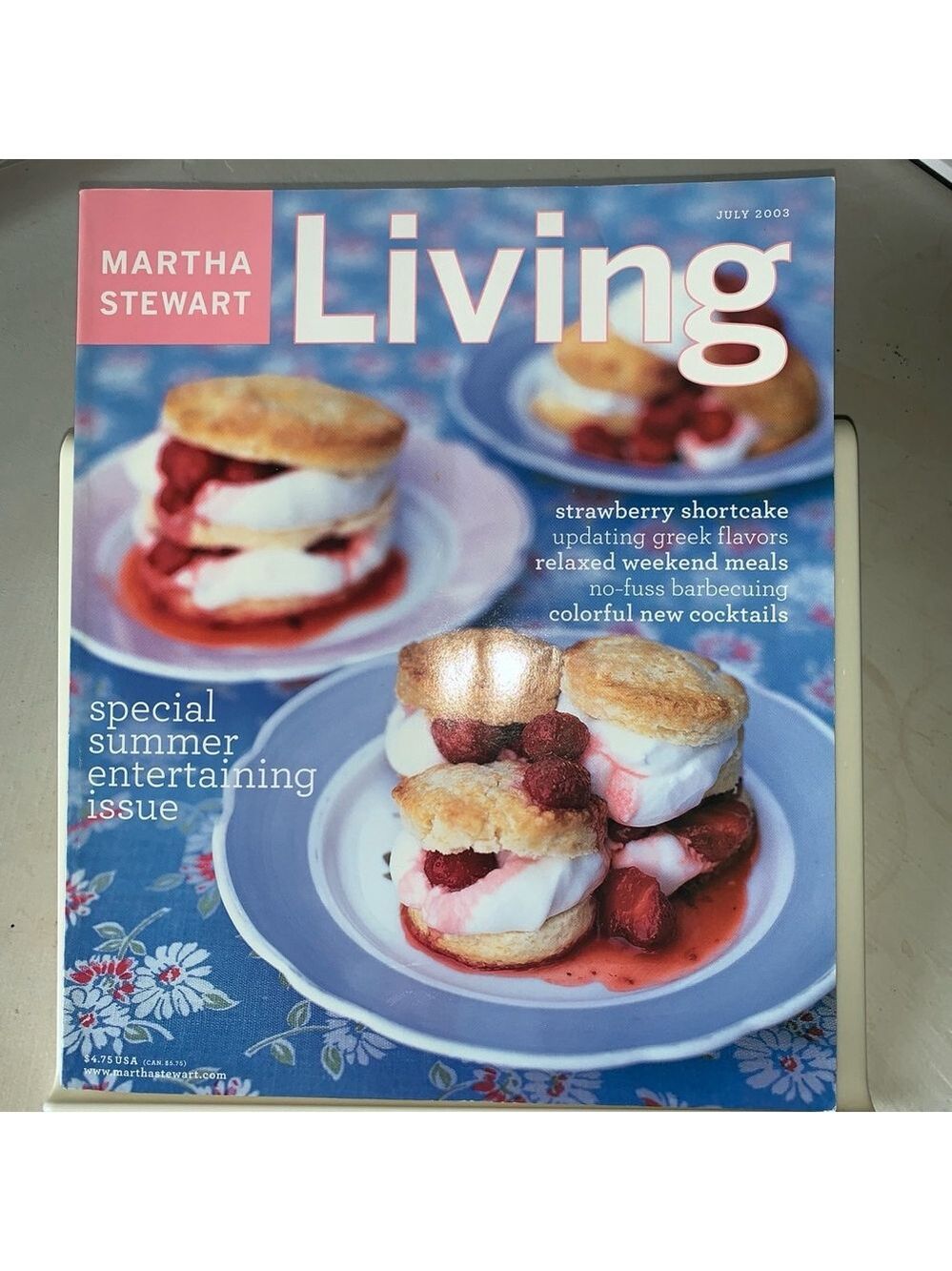 July 2003 Martha Stewart Living Magazine